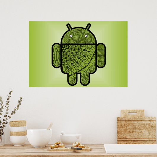 Pancho Doodle voor Android™ Poster (Keuken)