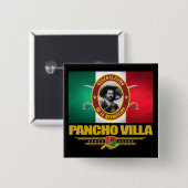 Pancho Villa 1 Vierkante Button 5,1 Cm (Voorkant /achterkant)