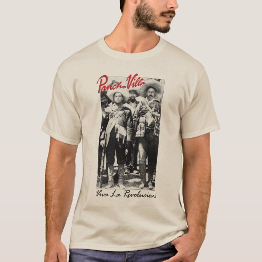 Pancho Villa en de Mexicaanse oorlog in Contreras T-shirt (Voorkant)