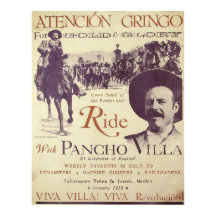 Pancho Villa Gringo met  kunstwerk