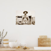 Pancho Villa met bandoliers Poster (Keuken)