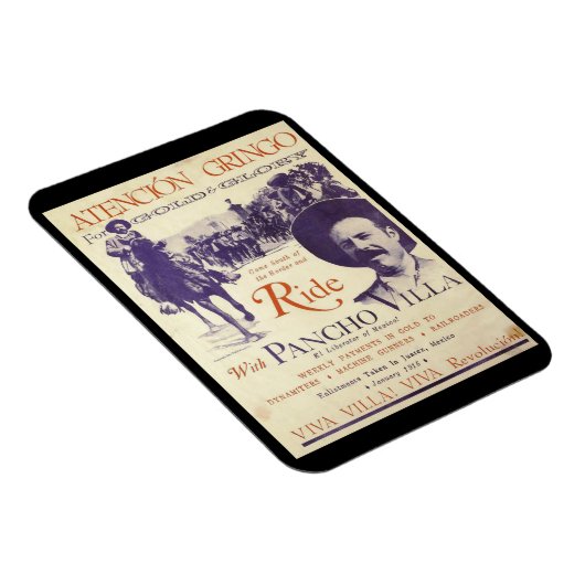 Pancho Villa Mexicaanse generaal Cowboy Outlaw Magneet (Rechterzijde)