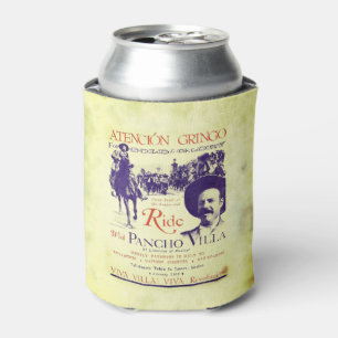 Pancho Villa 🔥 Mexicaanse held Algemeen Blikjeskoeler