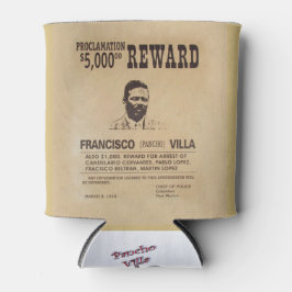 Pancho Villa 🔥 Mexicaanse held Algemeen Blikjeskoeler