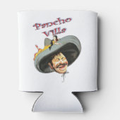 Pancho Villa 🔥 Mexicaanse held Algemeen Blikjeskoeler (Achterkant)