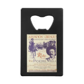 Pancho Villa 🔥 Mexicaanse held Algemeen Creditkaart Flessenopener (Achterkant)