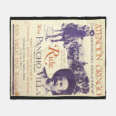 Pancho Villa 🔥 Mexicaanse held Algemeen Fleece Deken (Voorkant (Horizontaal))