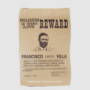 Pancho Villa 🔥 Mexicaanse held Algemeen Golfhanddoek