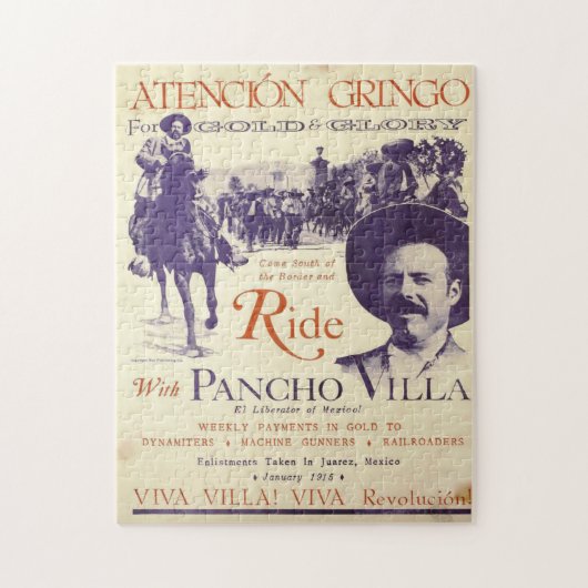 Pancho Villa 🔥 Mexicaanse held Algemeen Legpuzzel (Verticaal)