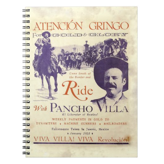 Pancho Villa 🔥 Mexicaanse held Algemeen Notitieboek (Voorkant)