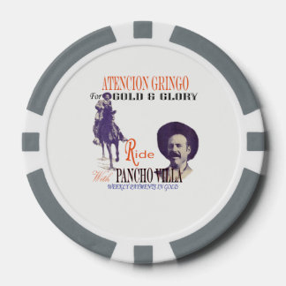 Pancho Villa 🔥 Mexicaanse held Algemeen Poker Chips