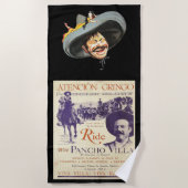 Pancho Villa 🔥 Mexicaanse held Algemeen Strandlaken (Voorkant)