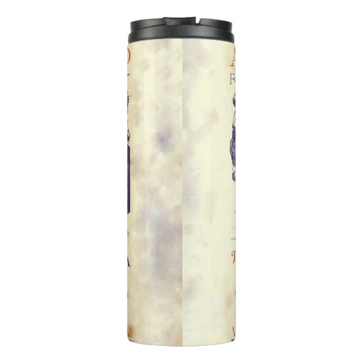 Pancho Villa 🔥 Mexicaanse held Algemeen Thermosbeker (Achterkant)