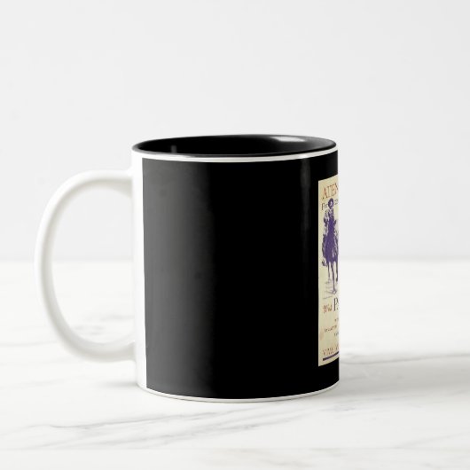 Pancho Villa 🔥 Mexicaanse held Algemeen Tweekleurige Koffiemok (Links)