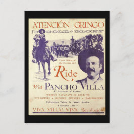 Pancho Villa 🔥 Mexicaanse Held Generaal Briefkaart