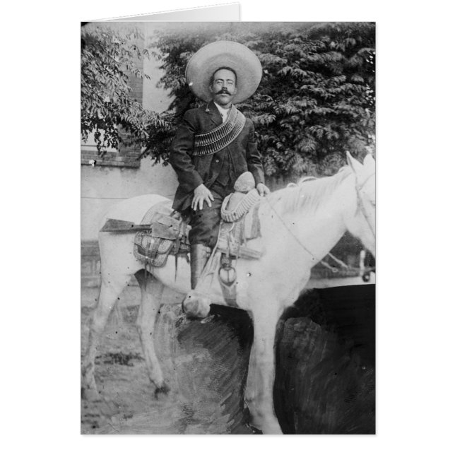 Pancho Villa Mexicaanse Revolutionaire Generaal (Voorkant)