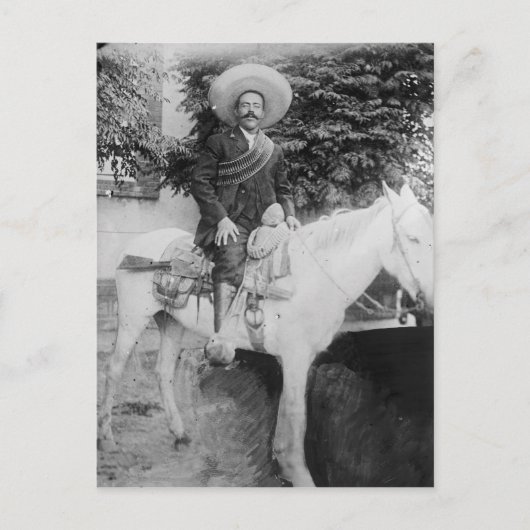 Pancho Villa Mexicaanse Revolutionaire Generaal Briefkaart (Voorkant)