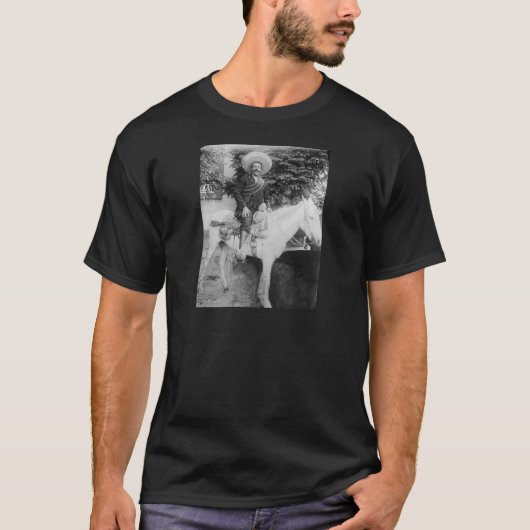 Pancho Villa Mexicaanse Revolutionaire Generaal T-shirt (Voorkant)
