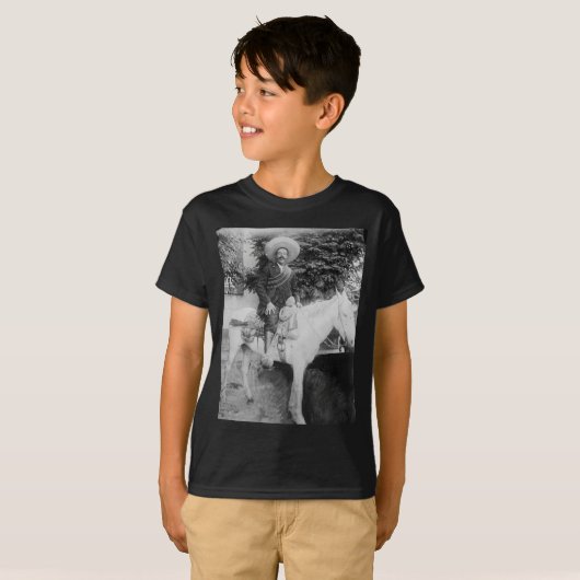 Pancho Villa Mexicaanse Revolutionaire Generaal T-shirt (Voorkant volledig)