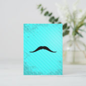 Pancho Villa Mustache Briefkaart (Staand voorkant)