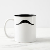 Pancho Villa Mustache Tweekleurige Koffiemok (Links)