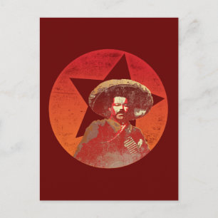 Pancho Villa  Red Star Briefkaart