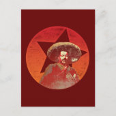 Pancho Villa Red Star Briefkaart (Voorkant)