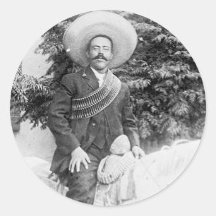 Pancho Villa Ronde Sticker