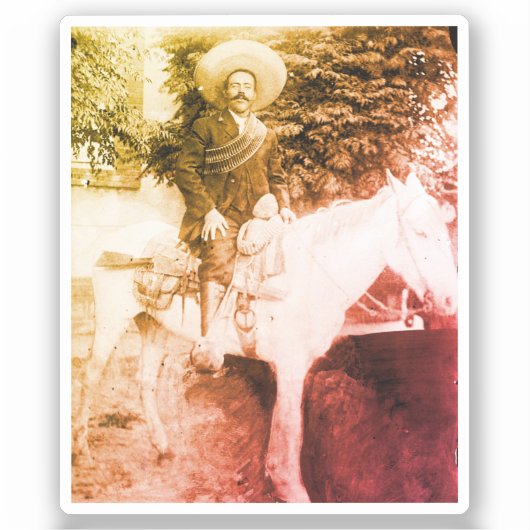 Pancho Villa Sticker (Voorkant)