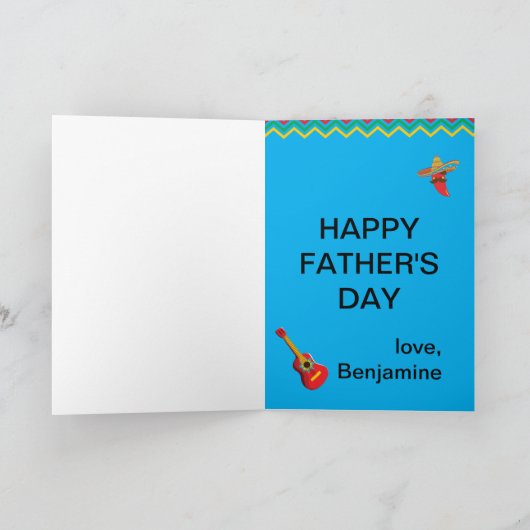 Pancho Villa Vaderdag 💥 Revolutionaire vader Kaart (Binnen)