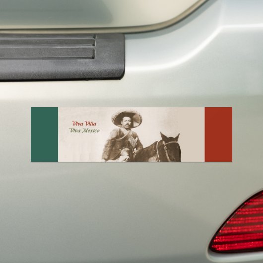 Pancho Villa - viva bumper sticker (Op auto)