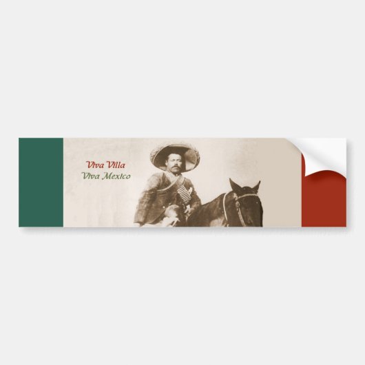 Pancho Villa - viva bumper sticker (Voorkant)