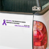 Pancreas Cancer Awareness Bumpersticker (Op Truck)