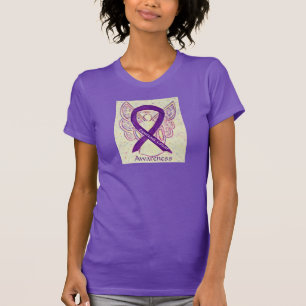 Pancreas Cancer Awareness Ribbon Angel Shirt