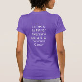 Pancreas Cancer Awareness Ribbon Angel Shirt (Achterkant)