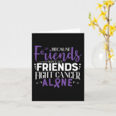 Pancreas Cancer Fight Cancer Kaart (Gele Bloem)