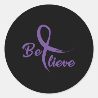 Pancreas Cancer Fight Cancer Ronde Sticker