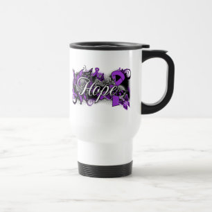 Pancreas Cancer Hope Garden Ribbon Reisbeker
