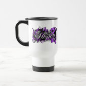 Pancreas Cancer Hope Garden Ribbon Reisbeker (Links)