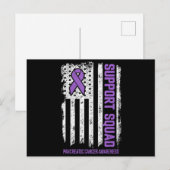 Pancreas Cancer Support Squad Pancreatic Cancer Briefkaart (Voorkant / Achterkant)