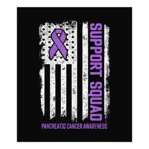Pancreas Cancer Support Squad Pancreatic Cancer Foto Afdruk
