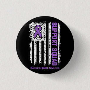 Pancreas Cancer Support Squad Pancreatic Cancer Ronde Button 3,2 Cm