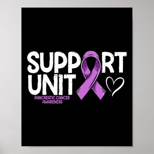 Pancreas Cancer Support Unit Pancreatic Cancer A Poster (Voorkant)