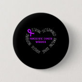 Pancreas Cancer Warrior Ronde Button 5,7 Cm (Voorkant)
