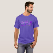 Pancreas Cancer Warrior - Verpletterd T-shirt (Voorkant volledig)