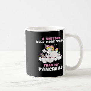 Pancreas Funny Unicorn Type 1 Diabetes Bloed Koffiemok