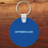 Pancreas transplantatie een mooi ding op maat sleutelhanger (Achterkant)