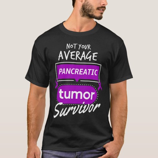 Pancreas Tumor Survivor Cancer Awareness T-shirt (Voorkant)