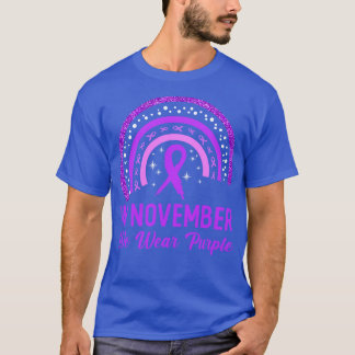 Pancreasbewustzijn In november Draag we Paarse RA T-shirt