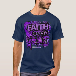 Pancreasbewustzijn Lint Geloof Over Angst Leopar T-shirt